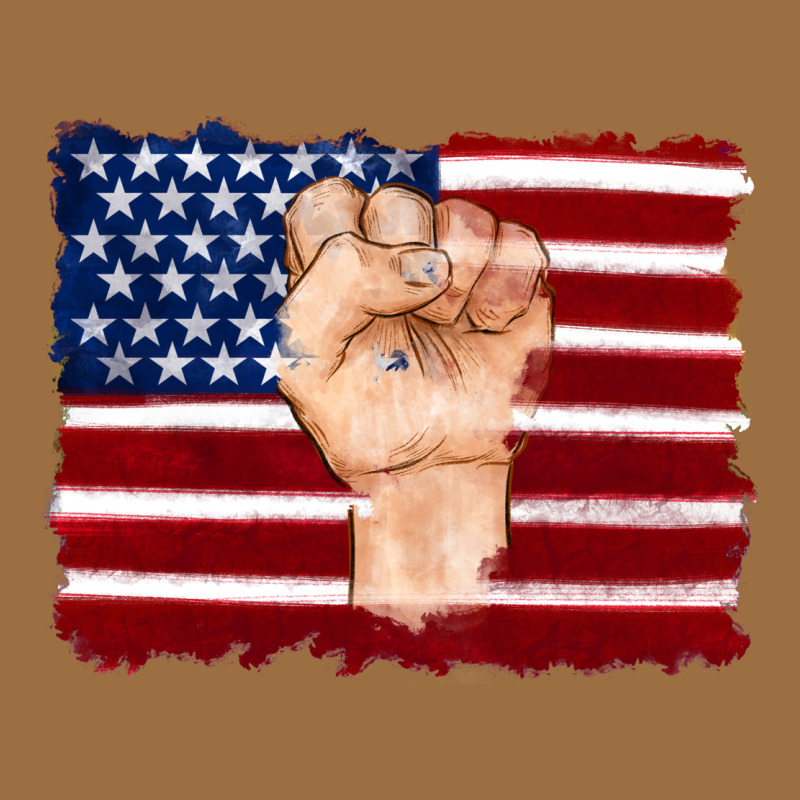 American Flag With Hand Vintage Tee by Artiststas | Teevron