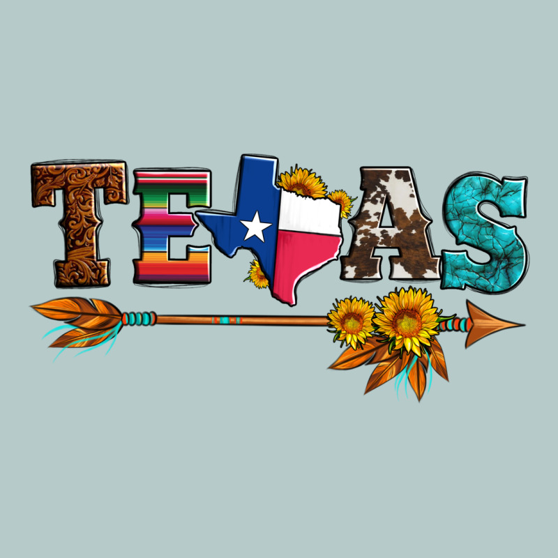 Texas With Arrow And Sunflowers Heavy Core Tee by Artiststas | Teevron