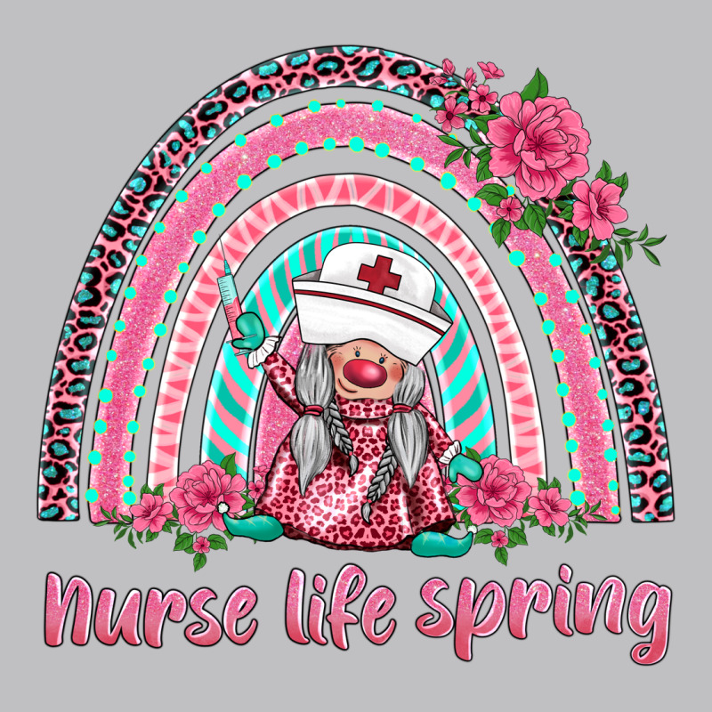 Nurse Life Spring Rainbow Classic Tee by BarkalooDesign | Teevron