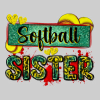 Softball Sister With Leopard Premium Tee | Teevron