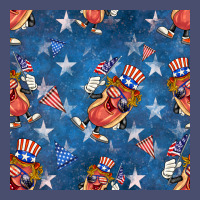 4th Of July Hotdog Seamless Pattern Vintage Tee | Teevron