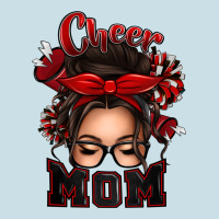 Cheer Mom Messy Bun Ladies Tee | Teevron