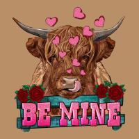 Be Mine Highland Cow Vintage Hoodie | Teevron