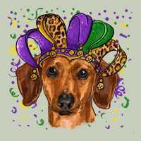 Mardi Gras Hat Dachshund Ladies Tee | Teevron