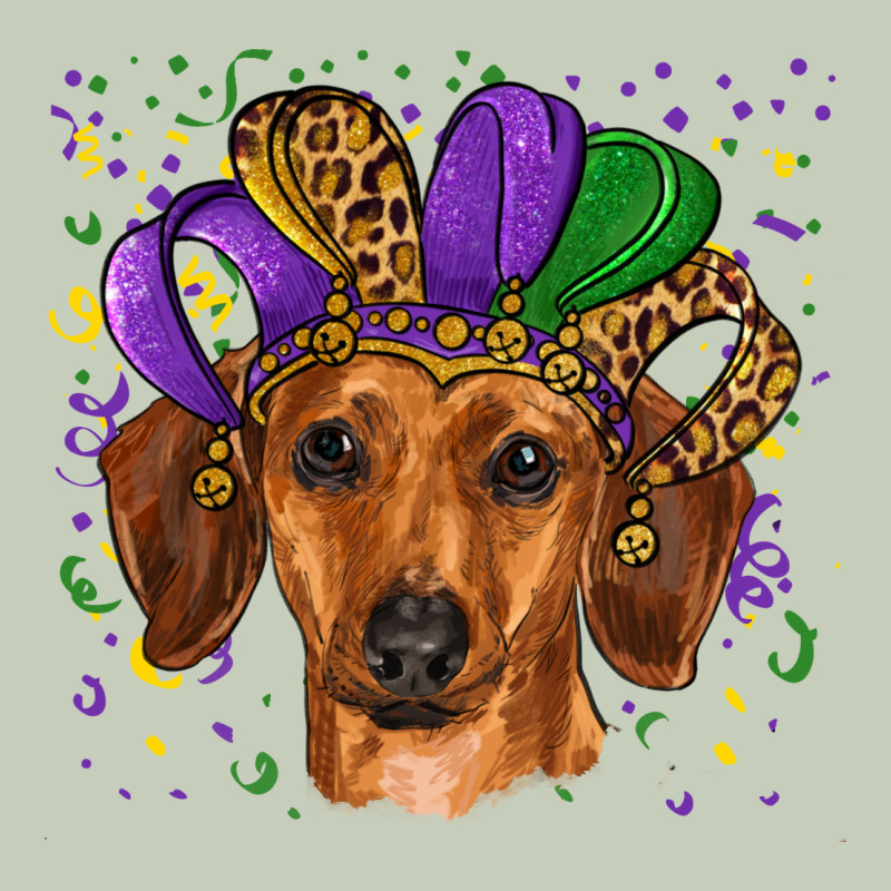 Mardi Gras Hat Dachshund Ladies Tee by RanaPortraitStore | Teevron