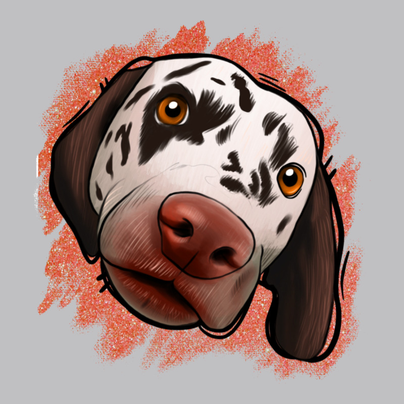 Dalmatians Peach Glitter Background Long Sleeve Tee by Jasminsmagicworld | Teevron