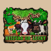 St Patricks Cows Heifers Go Lucky Heavyweight Hoodie | Teevron