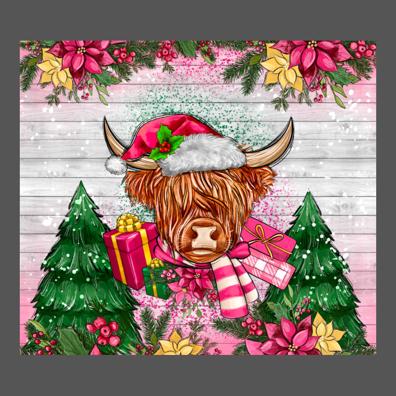 Pink Christmas Cow Zipper Hoodie by MaliasSmallBusiness | Teevron