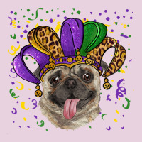 Mardi Gras Hat Pug Ladies Tee | Teevron