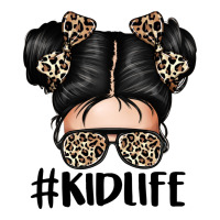 kid life leopard messy bun | Teevron