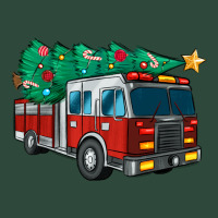 Christmas Fire Truck Zipper Hoodie | Teevron