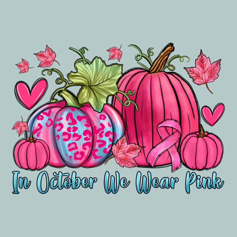 In October We Wear Pink Heavy Core Tee by Zillion Design Studio | Teevron