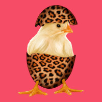 Chick With Leopard Eggshell Premium Sweatshirt | Teevron