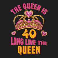 The Queen Is 40 Long Live The Queen Heavyweight Hoodie | Teevron