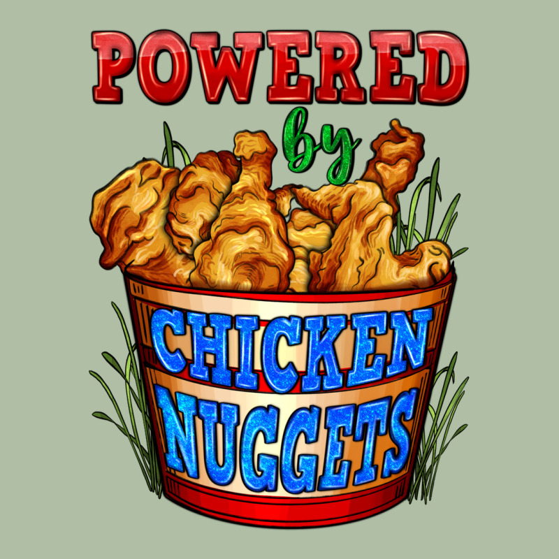 Powered By Chicken Nuggets Urban Heavy Tee by AdoDesignShop | Teevron