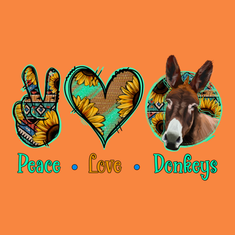 Peace Love Donkeys Premium Sweatshirt by Bettercallsaul | Teevron