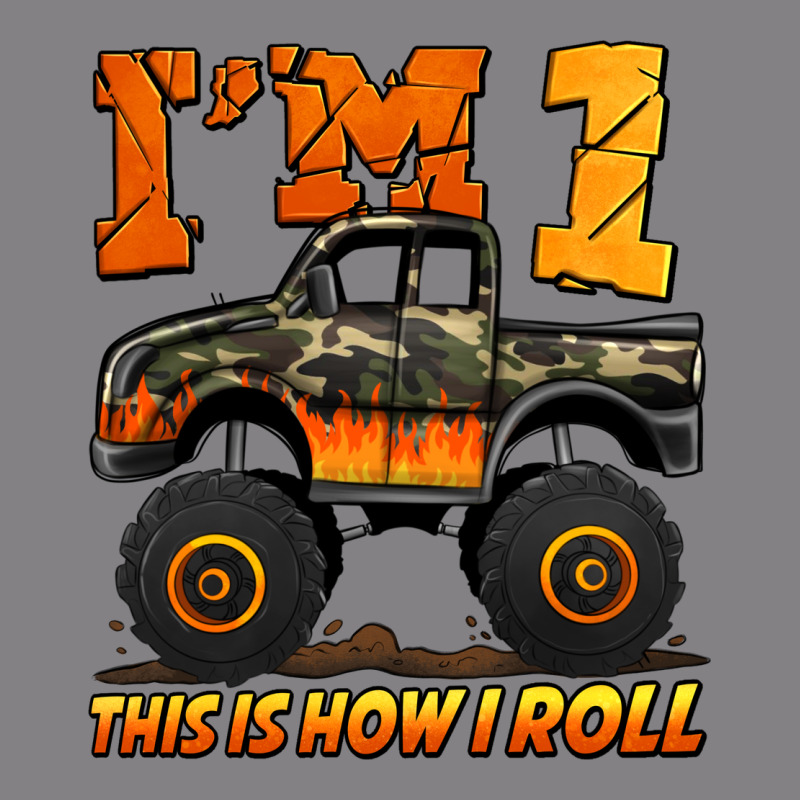 I'm One This Is How I Roll Monster Truck Birthday Heavyweight Hoodie by Jasminsmagicworld | Teevron
