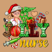 Jolly Nurse With Christmas Element Vintage Tee | Teevron