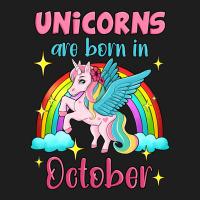Unicorns Are Born In October Heavyweight Hoodie | Teevron