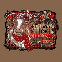 All I Want For Christmas Is A Cow Cowhide Premium Tee | Teevron