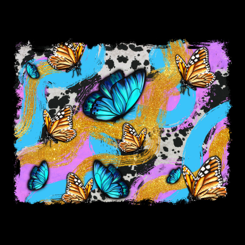 Easter Butterfly With Glitter And Cowhide  Background Heavyweight Sweatshirt by Artiststas | Teevron