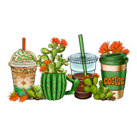 Cactus Coffee Cups Premium Tee | Teevron