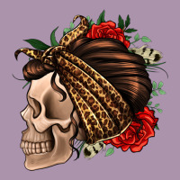 Leopard Bandana And Roses Skull Heavyweight Hoodie | Teevron