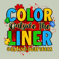 Color Outside The Liner Autism Awareness Long Sleeve Tee | Teevron