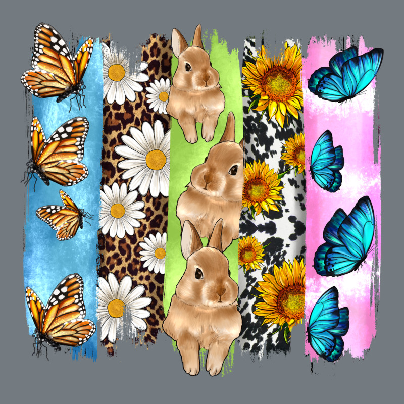 Easter Bunny Butterfly Daisy And Sunflower With Cowhide And  Leopard B Heavyweight Sweatshirt by Artiststas | Teevron