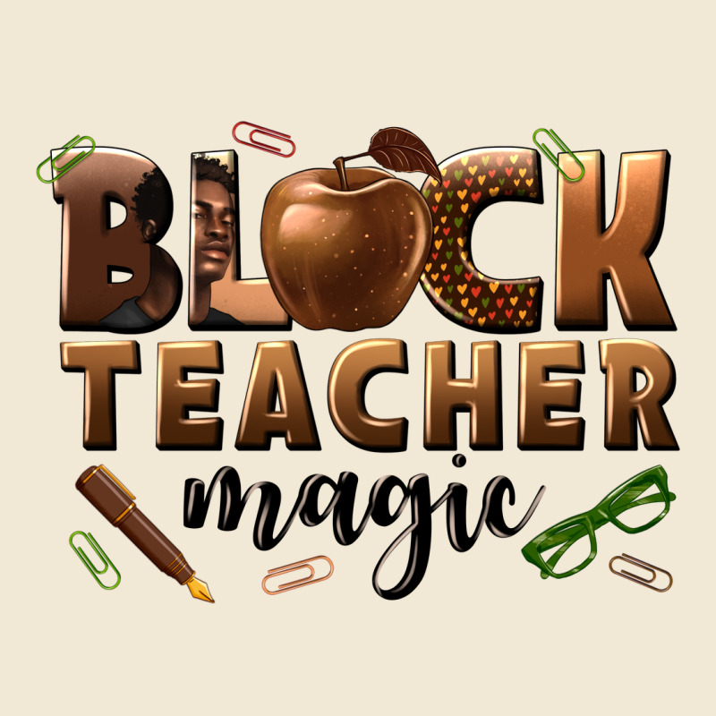 Black Teacher Magic Melanin Male Teacher Ladies Tee by texasbilliewilder | Teevron