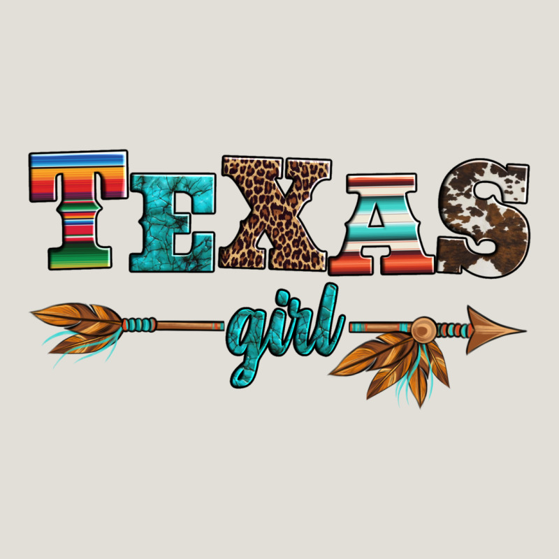 Texas Girl Serape Turquoise Leopard Cowhide Arrow Heavy Core Tee by Artiststas | Teevron
