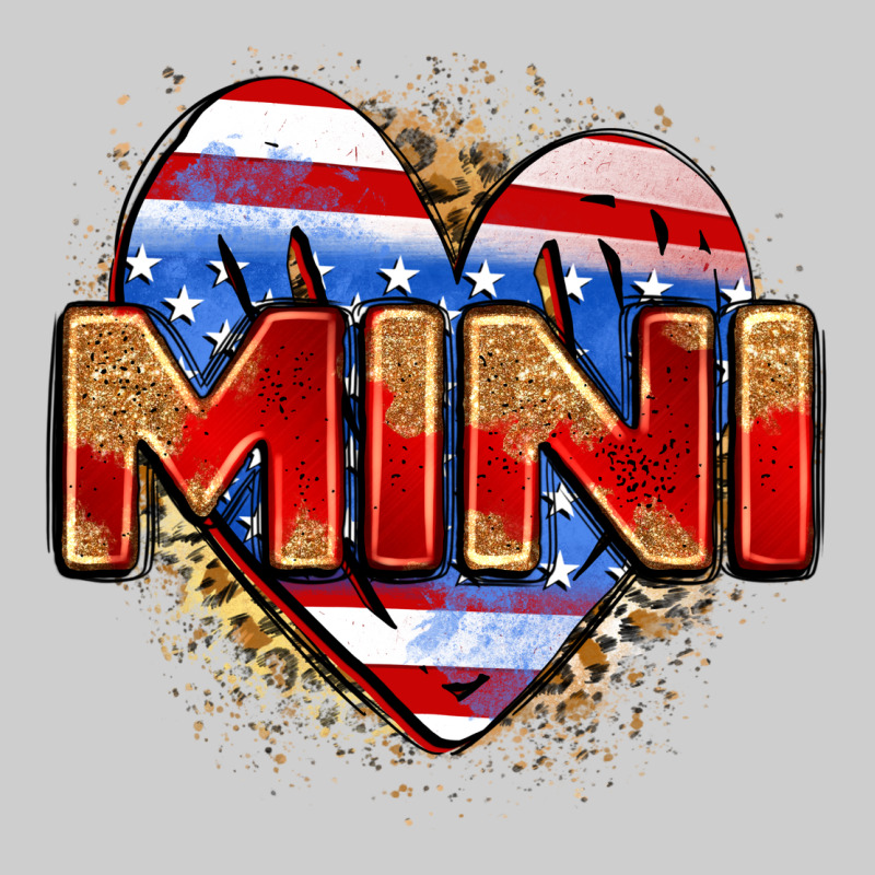 American Mini Heart Premium Tee by Zillion Design Studio | Teevron