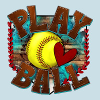 Play Ball Softball Ladies Tee | Teevron