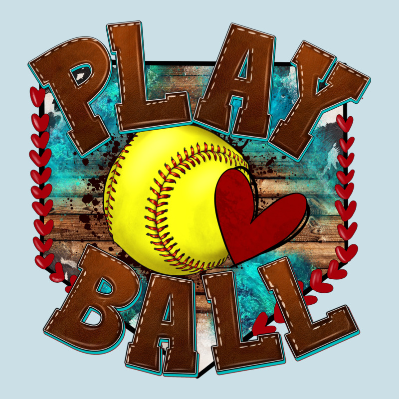 Play Ball Softball Ladies Tee by texasbilliewilder | Teevron