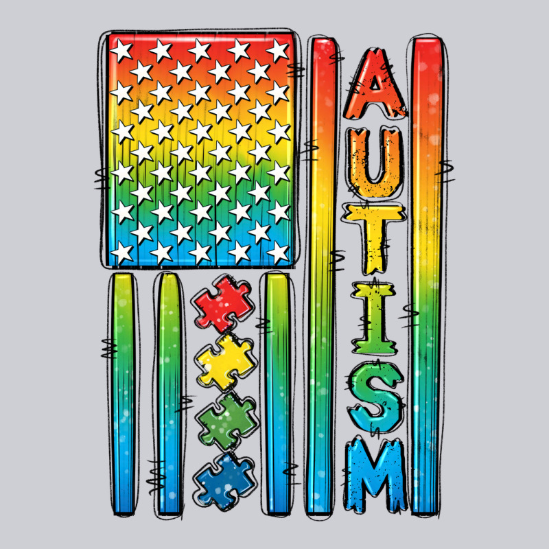 Autism American Flag Urban Hoodie by CowGirlArtShop | Teevron