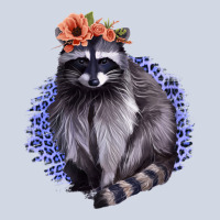 Raccoon With Flowers Premium Sweatshirt | Teevron