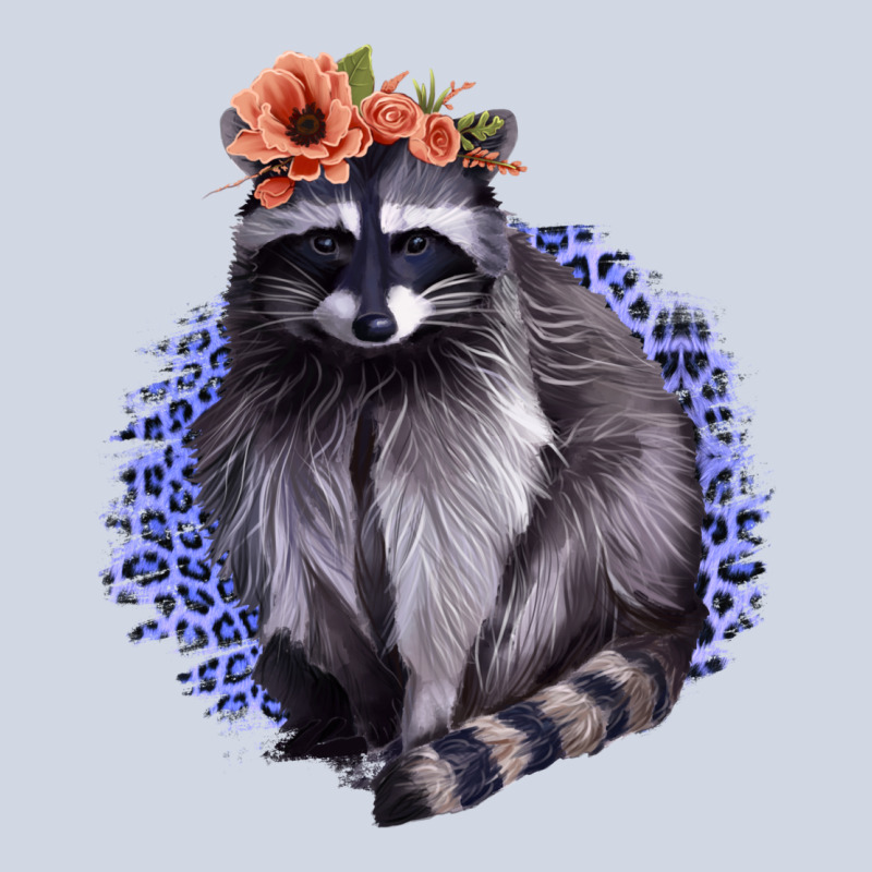 Raccoon With Flowers Premium Sweatshirt by Bettercallsaul | Teevron