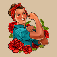 Hispanic Strong Woman With Roses Heavyweight Hoodie | Teevron