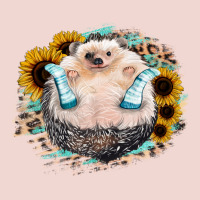 Hedgehog With Sunflower Premium Sweatshirt | Teevron