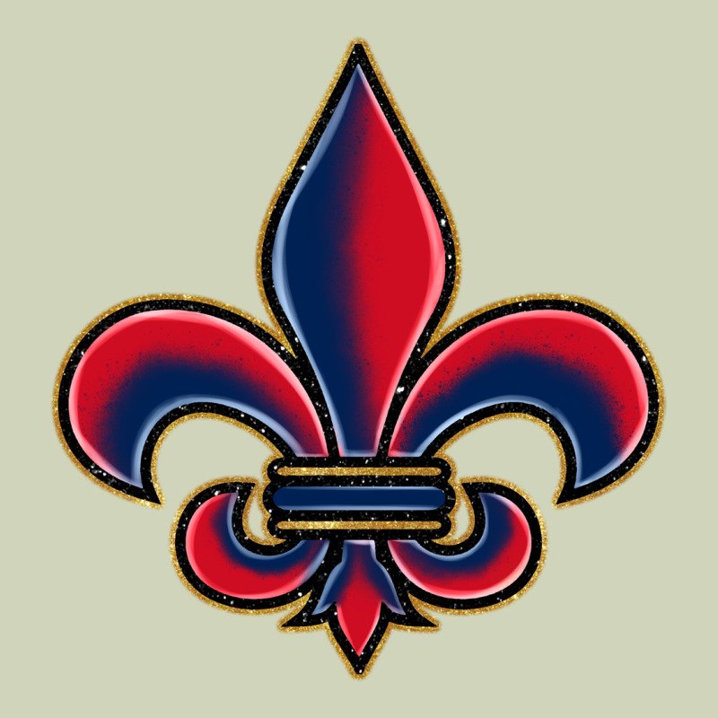 Louisiana Fleur De Lis Heavyweight Hoodie by BarkalooDesign | Teevron