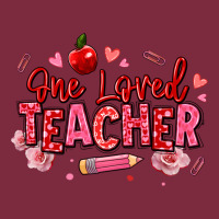 One Loved Teacher Afro Messy Bun Premium Hoodie | Teevron