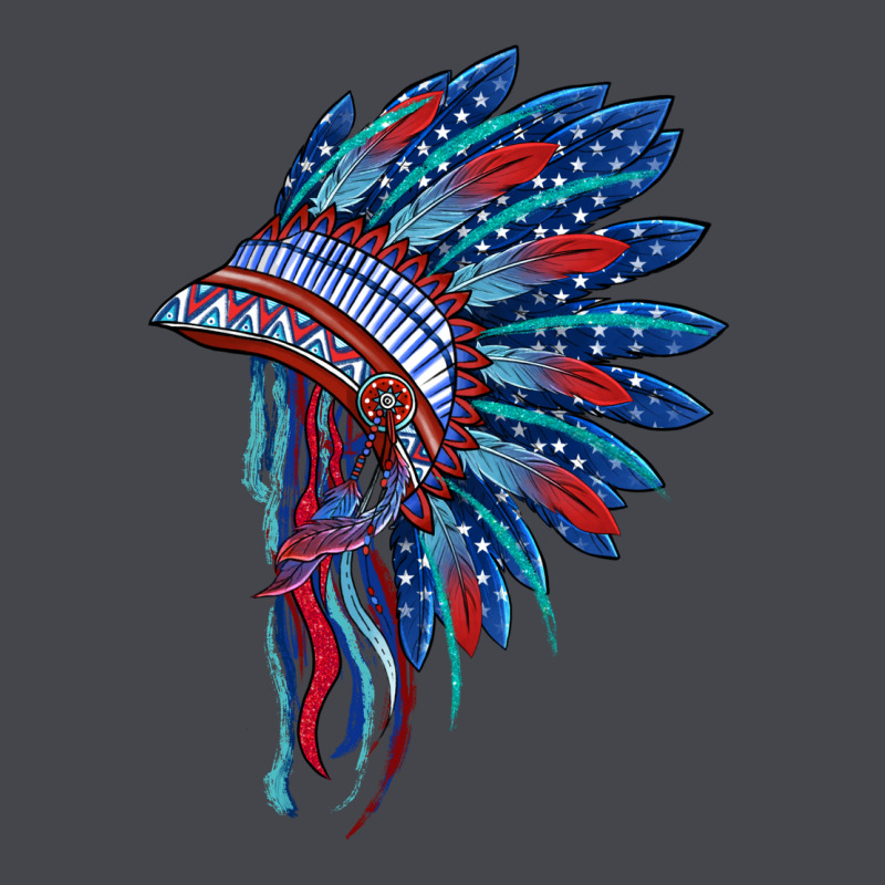 Indian Headdress With American Flag Classic Tee by BarkalooDesign | Teevron