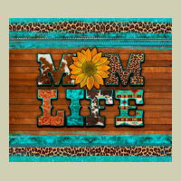 Mom Life Leopard Cowhide Turquoise Aztec Heavy Core Tee | Teevron