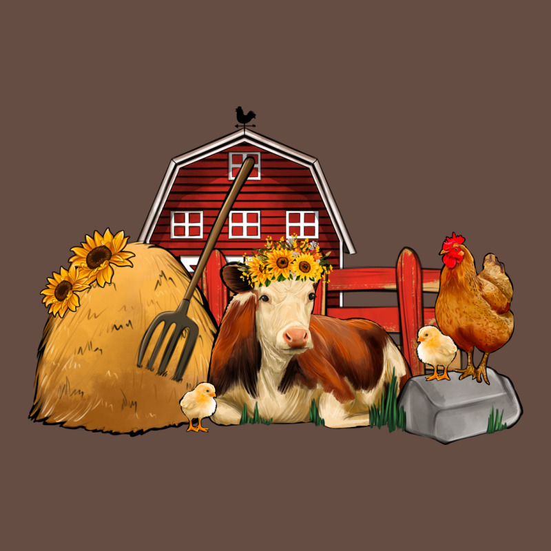 Red Barn Farm Animals Long Sleeve Tee by Jasminsmagicworld | Teevron