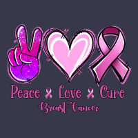 Peace Love Cure Breast Cancer Long Sleeve Tee | Teevron