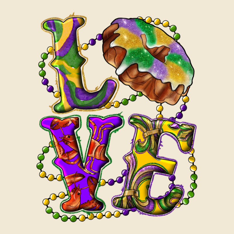 Mardi Gras Love With King Cake Ladies Tee by RanaPortraitStore | Teevron