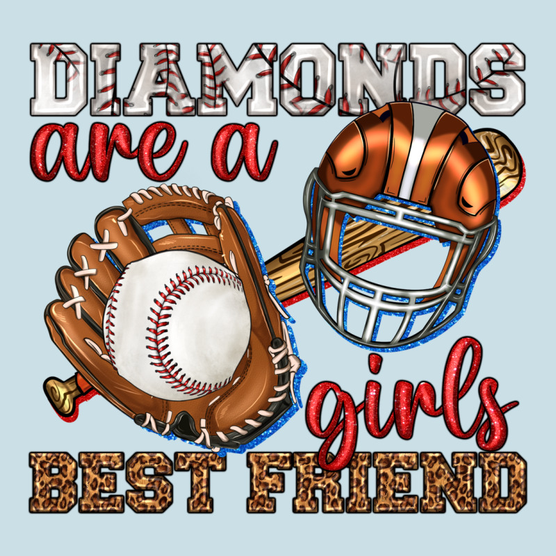 Diamonds Are A Girls Best Friend Baseball Ladies Tee by texasbilliewilder | Teevron