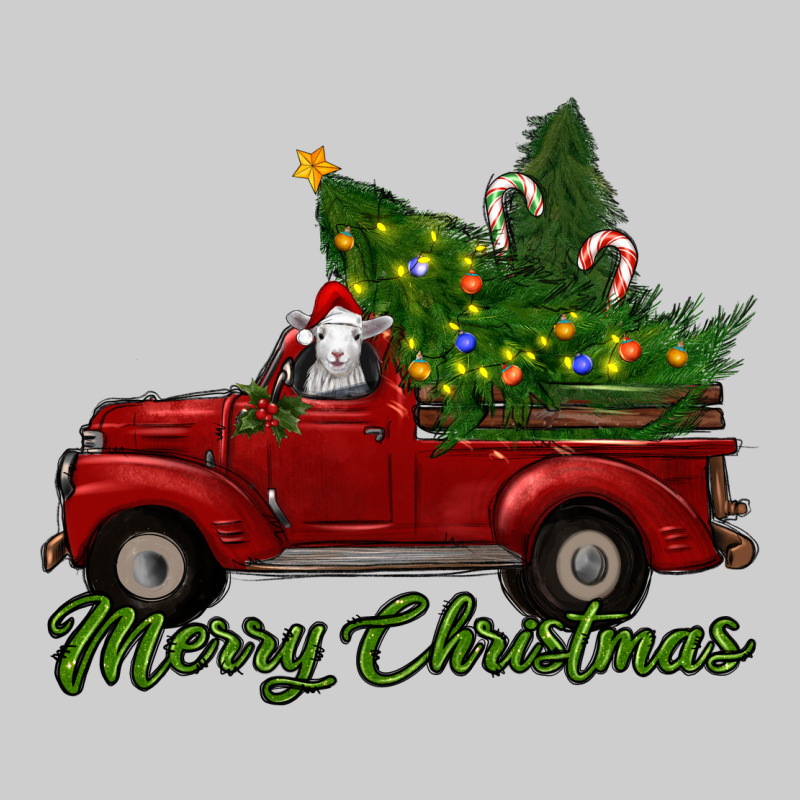 Merry Christmas Baby Sheep Trees With Truck Premium Tee by RanaPortraitStore | Teevron