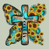Faith Sunflower Cross Ladies Tee | Teevron