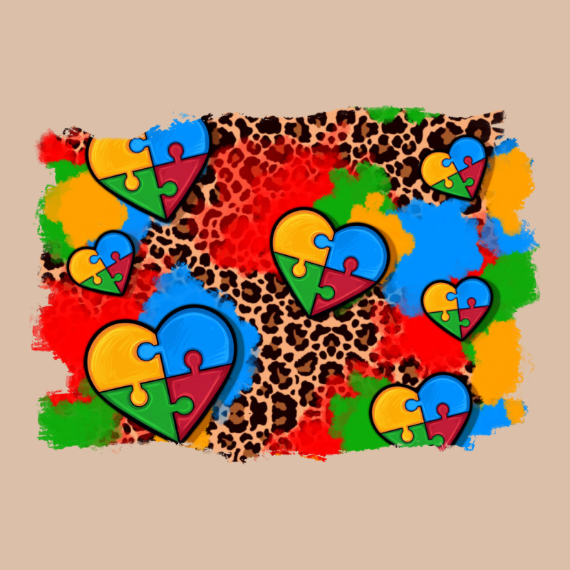 Autism Heart Background Urban Heavy Tee by AdoDesignShop | Teevron